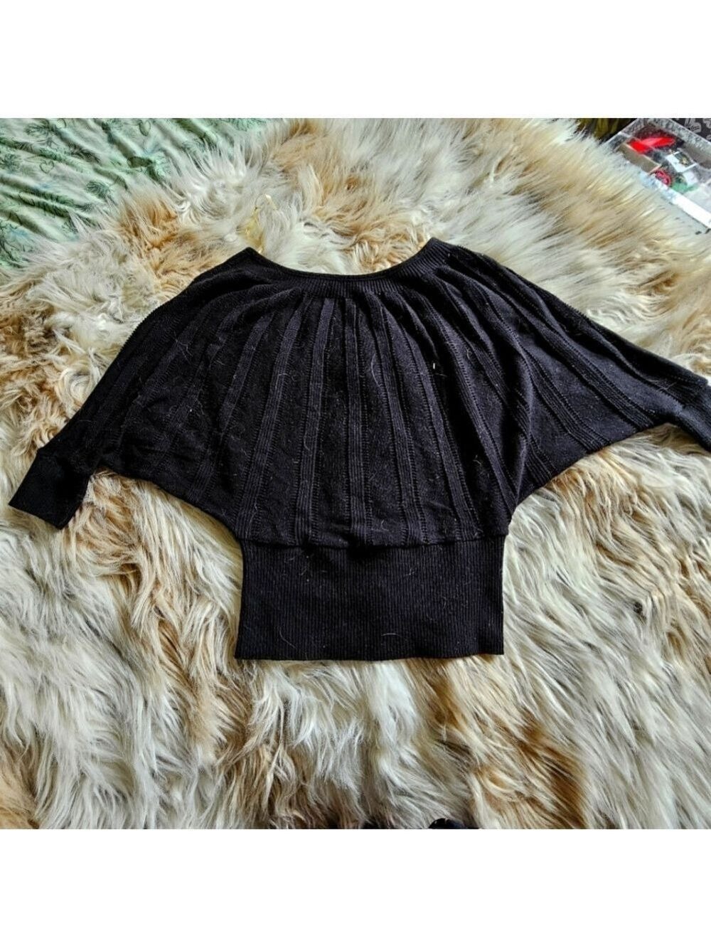 Love Culture Black Knit Sweater Medium